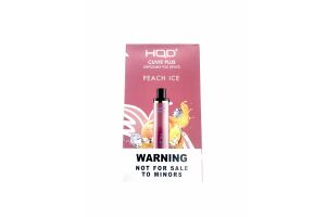 Электронная сигарета HQD CUVIE PLUS 1200 Peach ice 5% 5.0ml