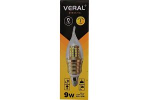 Лампа светодиодная VERAL VE-9W E14 6500K