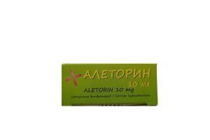Алеторин таблетки покрытые оболочкой  10 мг №20