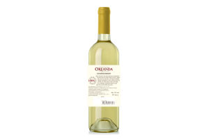 Вино виноградное натуральное белое сухое OREANDA Chardonnay 11% 0.75л