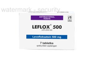 Лефлокс 500 таблетки, покрытые оболочкой №7