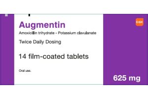 АУГМЕНТИН Таблетки, покрытые пленочной оболочкой 625 мг №14