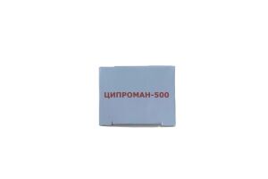 Ципроман -500  таблетки ,покрытие пленочной оболочкой 500мг №30