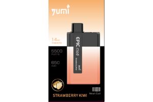Электронная сигарета YUMI EPICMOD 5500 Strawberry Kiwi 14 мл 50 мг