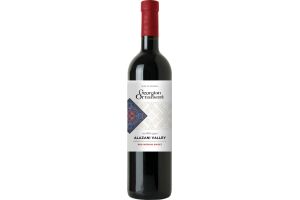Вино красное полусладкое Georgian ornament ALAZANI VALLEY Red Medium Sweet 13% 0.75 Л