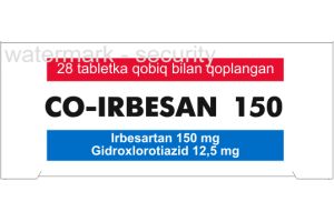Ко-Ирбесан 150 таблетки, покрытые оболочкой №28
