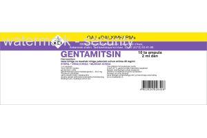 Гентамицин раствор для внутривенного и внутримышечного введения 40 мг/мл  2 мл № 10