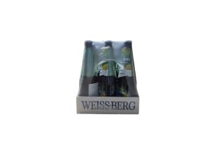 Пивной напиток «Weiss Berg пшеничное Лайм» нефильтрованный неосветленный пастеризованный 3.5% 0.44 л