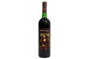 Вино красное полусладкое «Мона Лиза» 10.5 % 0.75 Л