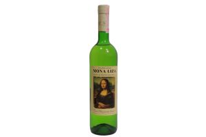 Вино белое полусладкое «Мона Лиза» 10.5 % 0.75 Л