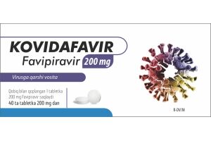 Ковидафавир таблетки покрытые оболочкой 200 мг №40