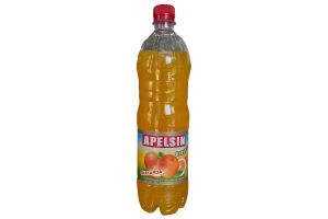 Напиток безалкогольный  газированный  Qibray Apelsin  1 л