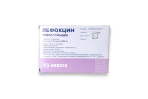 Лефокцин таблетки покрытые пленочной оболочкой 500 мг № 5