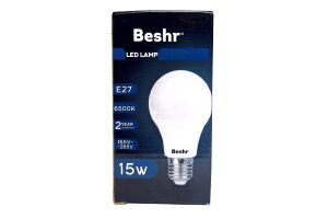 Лампа светодиодная Beshr WHITE 6500K BBL15-A65/265 E27 15W