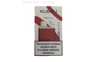 Электронная сигарета KUBIK MAX 6000 Cherry ice 10 мл 20 мг