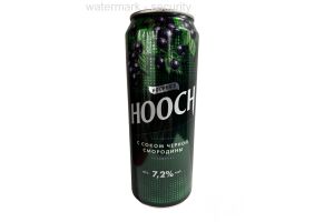 Напиток слабоалкогольный газированный «HOOCH Супер со вкусом Чёрной смородины»7.2% 0.45 л