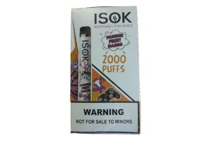 Электронные сигареты ISOK PRO PASSION FRUIT MANGO 2000 puffs 5% 8.00 ml