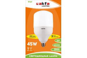 Лампа светодиодная энергосберегающая Akfa AK-LCB 45W 6500K E27