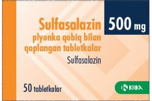Сульфасалазин таблетки покрытые пленочной оболочкой 500мг  № 50