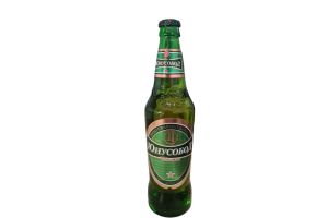 Пиво светлое фильтрованное  ЮНУСОБОД 4.2%. 0.5л.