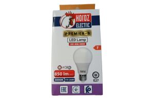 Лампа светодиодная LED Horoz Electric Premier-8  8W 3000K E27