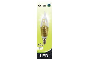 Лампа светодиодная T-CB 10Вт "TESS" E14 4000К GOLD