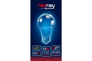 Лампа светодиодная энергосберегающая Redray A60 12W E27 6500K