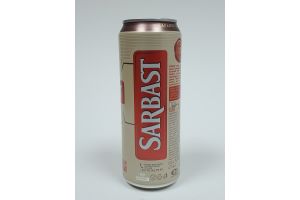 Пиво "SARBAST ORIGINAL UNFILTERED" 4.7% банка 0.45л