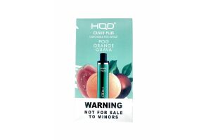 Электронные сигареты HQD CUVIE PLUS 1200 Pog Orange guava 5% 5.0ml