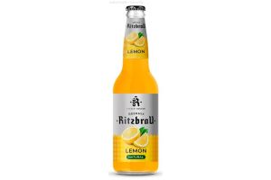 Фруктовое пиво RITZBRAU Beermix Lemon, крепость 2.5%, 0,33л