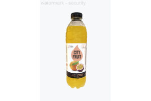 Пастеризованный с соком напиток CITY FRUIT Апельсин-Маракуя 0,5л
