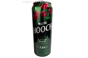 Напиток слабоалкогольный газированный «HOOCH Супер со вкусом Вишни» 7.2% 0.45 л