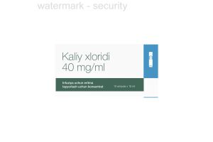 Калия хлорид концентрат для приготовления раствора для инфузий 40 мг/мл 10 мл №10