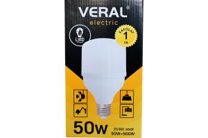Лампа светодиодная VERAL V50 50W E27 6500K