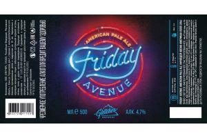 Пиво светлое фильтрованное Friday Avenue American Pale Ale 4.7% 0.5л