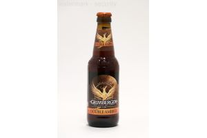 Напиток изготовленный на основе пива "Grimbergen Double Ambree" (Гримберген Дюбель Амбре) 6.5%, бутылка 0.33л