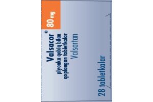 Вальсакор таблетки покрытые пленочной оболочкой 80 мг №28