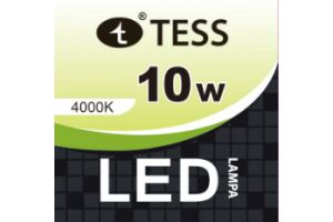 Лампа светодиодная T-CB 10Вт "TESS" E14 4000К SILVER
