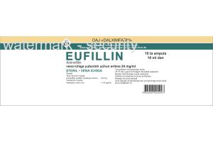 Эуфиллин раствор для внутривенного введения 24 мг/мл 10 мл № 10