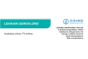 Лидокаина гидрохлорид раствор для инъекций 1% 3.5 мл №10
