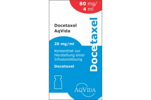 Доцетаксел АкВида концентрат для приготовления раствора для инфузий 20 мг/мл 4 мл №1