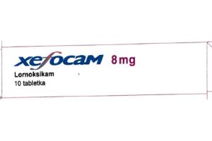 Ксефокам таблетки, покрытые пленочной оболочкой 8 мг №10