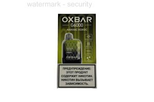 Электронная сигарета OXBAR G6000 PINEAPPLE COCONUT 2mg 16мл