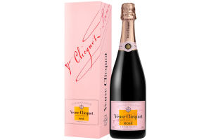 Шампанское Veuve Clicquot Rose Brut 12.5%, 0.75л. + GB