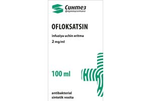 Офлоксацин раствор для инфузий 2 мг/мл  100мл №1