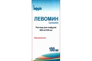 Левомин раствор для инфузий 500 мг/100 мл 100 мл №1
