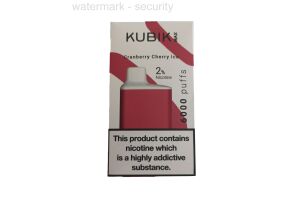 Электронная сигарета KUBIK MAX 6000 Cranberry Cherry ice 10 мл 20 мг