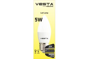 Лампа светодиодная энергосберегающая VESTA VS-LFL 5W 4000K E27