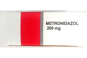 Метронидазол  таблетки покрытые оболочкой 200мг №20