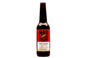Пиво Marhur Red lager 4.4% 0.33Л